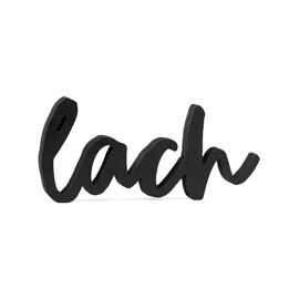 Houten quote Lach / Zoedt